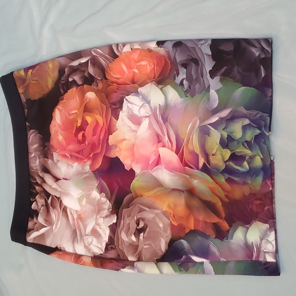 Ted Baker technicolour bloom skirt